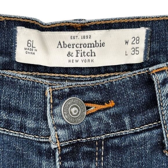 Abercrombie & Fitch Madison Bootcut Jeans Size 6‎ Long 28 - Picture 2 of 9